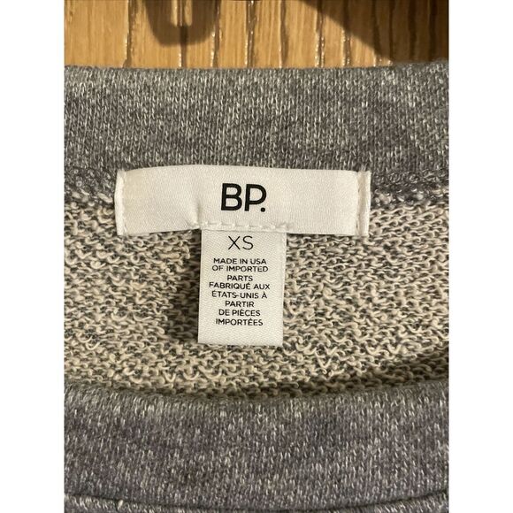 Women's BP T-Shirt Dress Terry Cloth Swim Suit Cover-up Gray Size XS - Picture 3 of 5